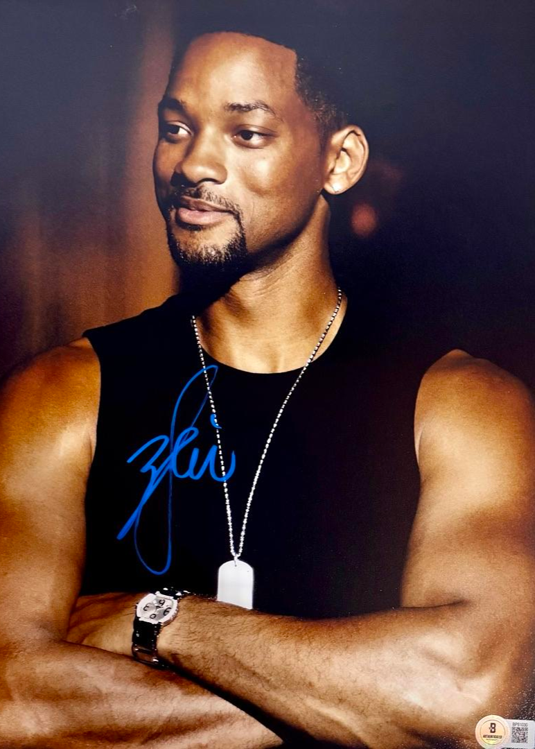 Will Smith Signed Signed 11x14 Photo (Independence Day) - Beckett COA